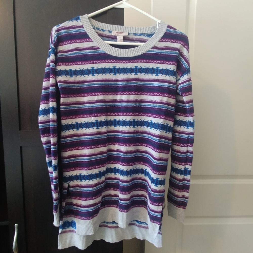 Arizona Long Striped Sweater Top